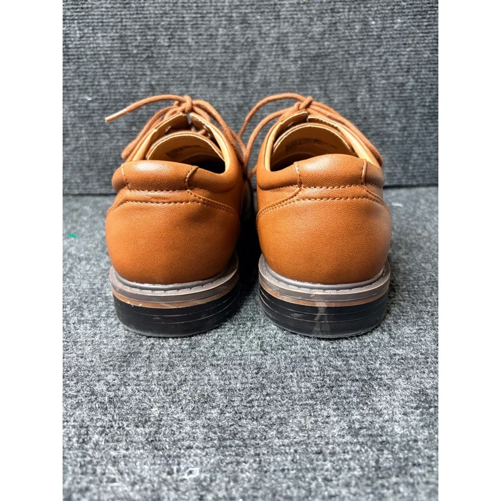 Goodfellow & Co Mens Jeffrey Plain Toe Derby Shoes Cognac Brown Size 7 098005313